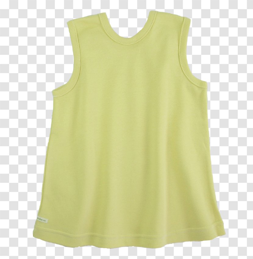 Active Tank M Shoulder Sleeveless Shirt Dress - Yellow - Baby Elk Transparent PNG