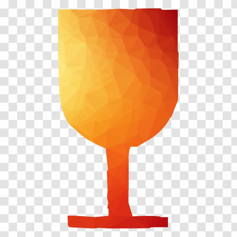 Wine Glass - Orange Transparent PNG