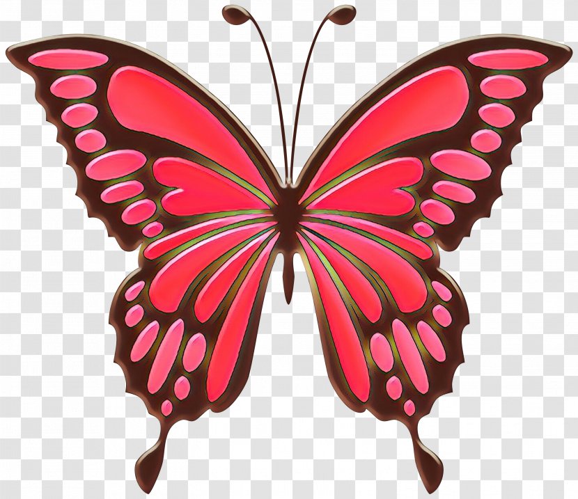 Butterfly Clip Art Openclipart Image - Brushfooted - Animal Figure Transparent PNG