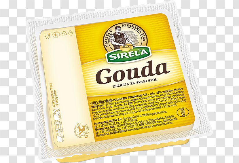 Processed Cheese Brand Flavor - Gouda Transparent PNG
