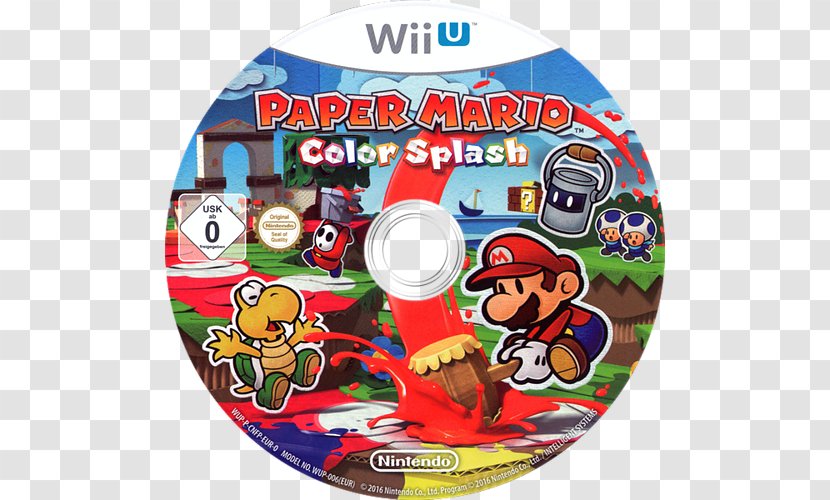 Wii U Paper Mario: Color Splash Nintendo Switch Transparent PNG
