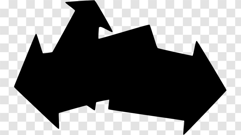 Arrow Black And White Clip Art - Triangle Transparent PNG