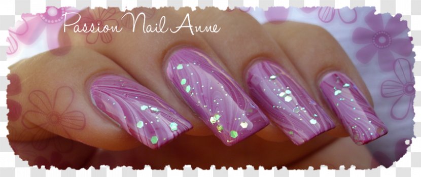 Nail Polish Artificial Nails Manicure - Lilac - Water Marble Transparent PNG