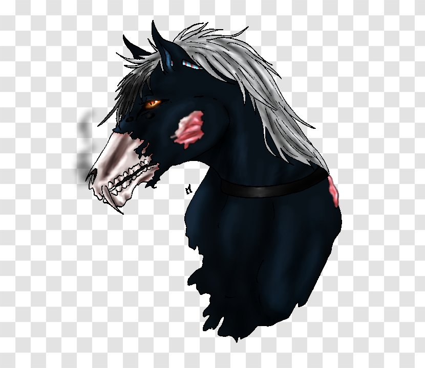 Mustang Stallion Werewolf Halter - Horse Transparent PNG