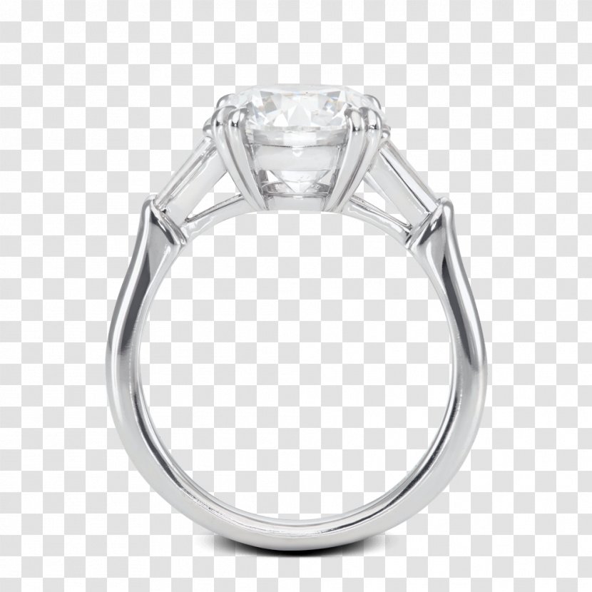 Engagement Ring Wedding Diamond - Platinum Transparent PNG