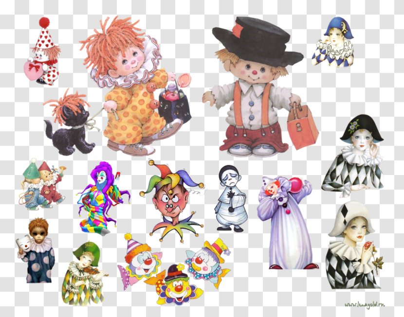 Cartoon Doll Toy - Character Dolls Painted Decoration Transparent PNG