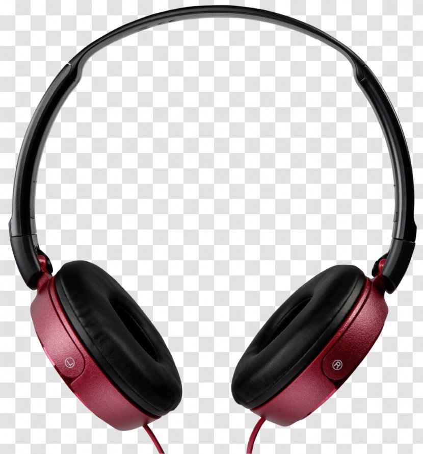 Sony MDR ZX310AP Over-Ear Headphones With Mic - Electronic Device - Red ZX310 Audio MicrophoneHeadphones Transparent PNG