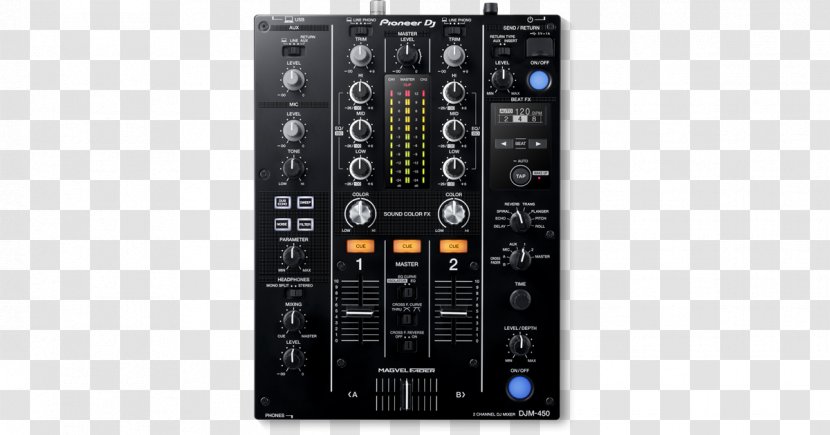 DJM Pioneer DJ Mixer Disc Jockey Audio Mixers - Frame - MIX Transparent PNG