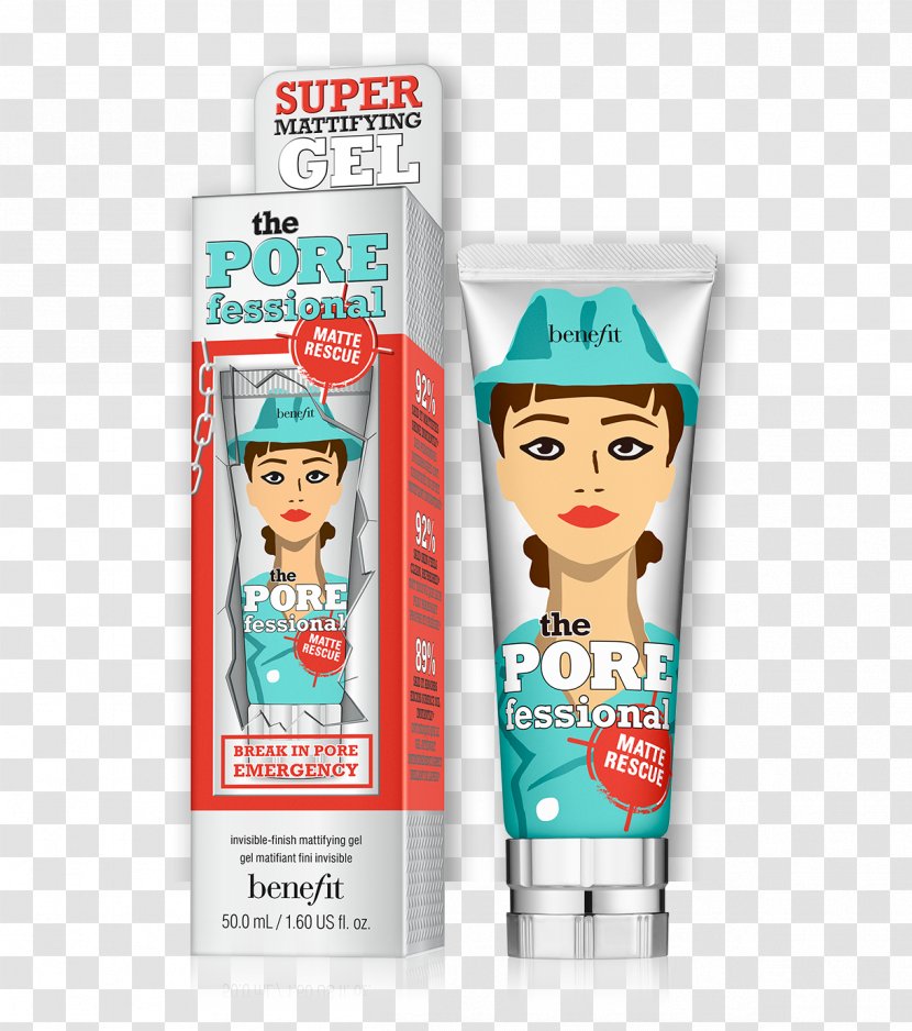 Benefit The POREfessional: Matte Rescue Gel Cosmetics POREfessional Face Primer - Maybelline - Concealer Transparent PNG