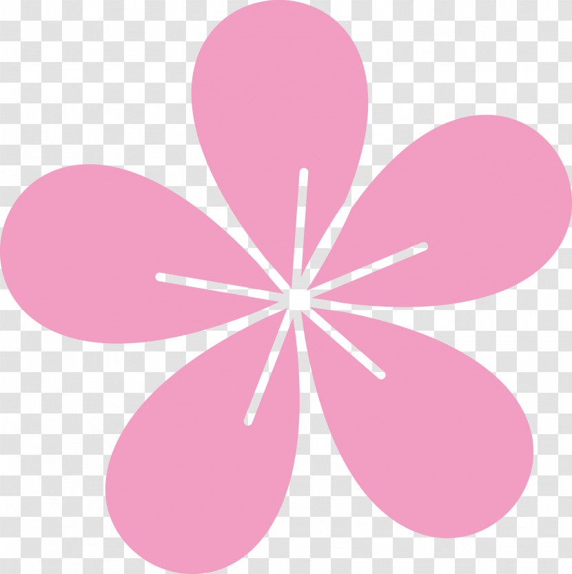 Cherry Flower Floral Flower Transparent PNG