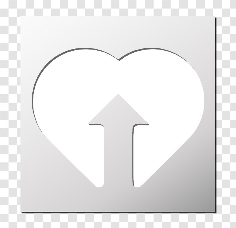 Product Design Font Angle - Heart - Coeur Fleche Transparent PNG