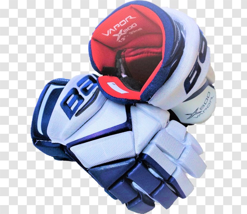 Glove American Football Helmets Protective Gear White Hockey - Blue - Bauer Vapor X800 Transparent PNG
