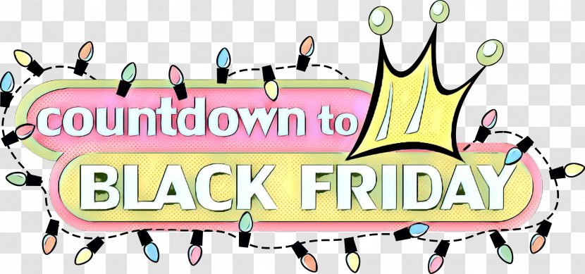 Black Friday Background Design - Text - Pink Calligraphy Transparent PNG