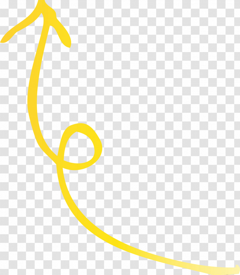 Yellow Line Font Smile Transparent PNG