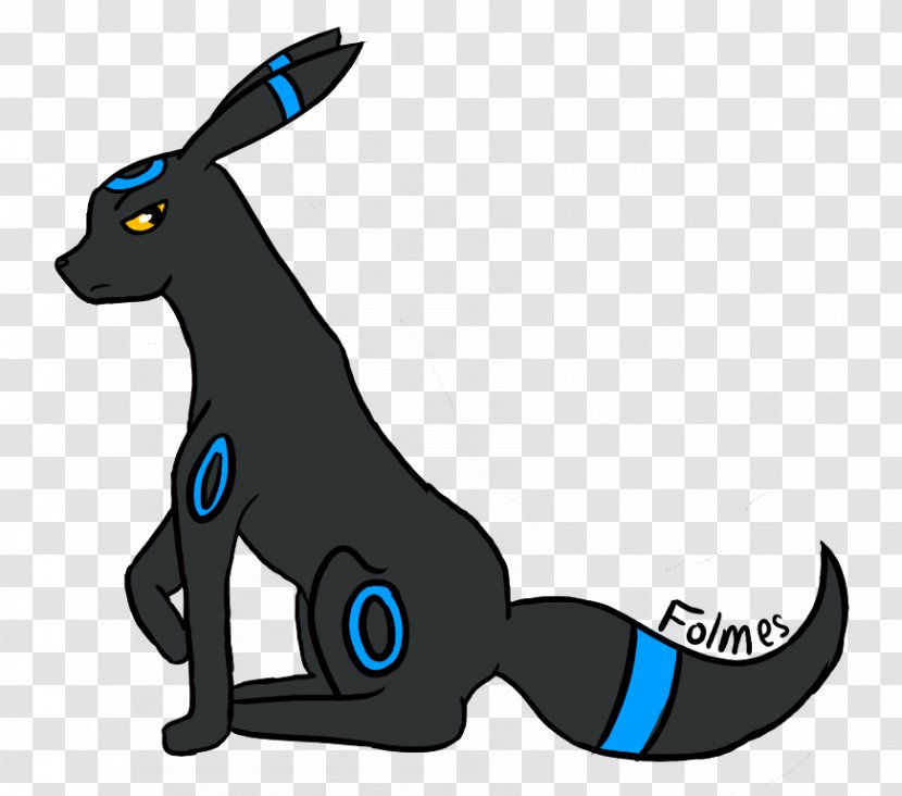 Horse Macropods Dog Mammal Clip Art - Umbreon Shiny Transparent PNG