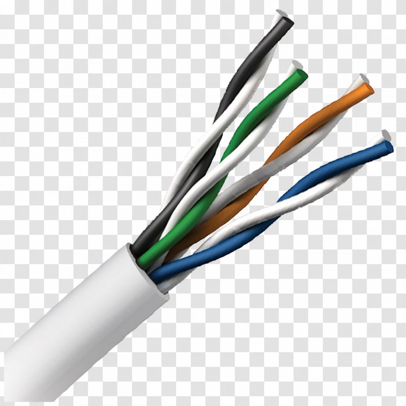 Twisted Pair Category 6 Cable Network Cables Skrętka Nieekranowana Electrical - Wire - Utp Transparent PNG