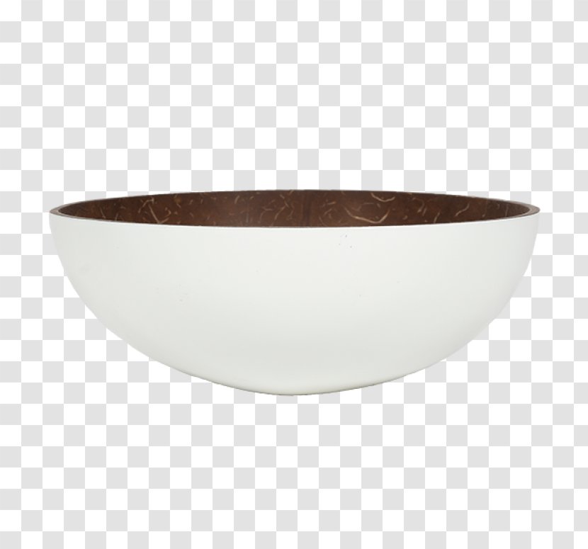 Bowl M Design - Beige - Earthenware Porcelain Transparent PNG