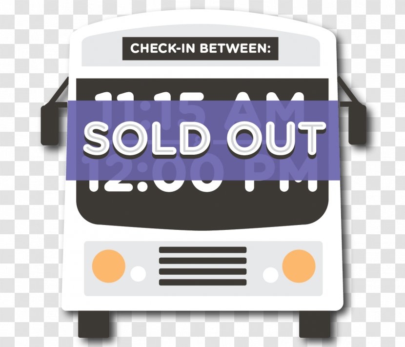 Bus Product Industrial Design Brand Trademark - Sold Out Concert Transparent PNG