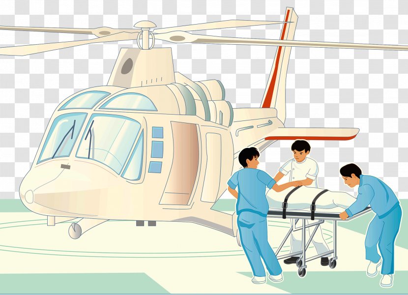 Helicopter Rotor Rescue Basket - Aircraft - Illustrator Transparent PNG