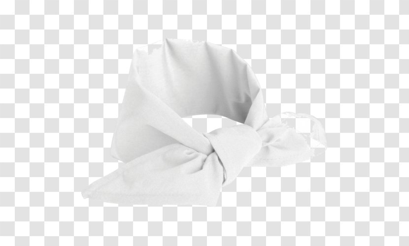 Necktie Silk - White - Uniform Chef Transparent PNG