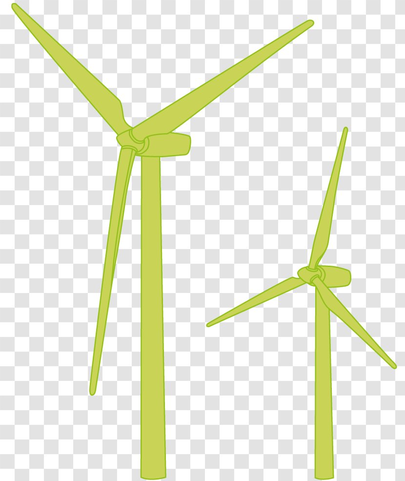 Wind Turbine Energy Line - New Transparent PNG