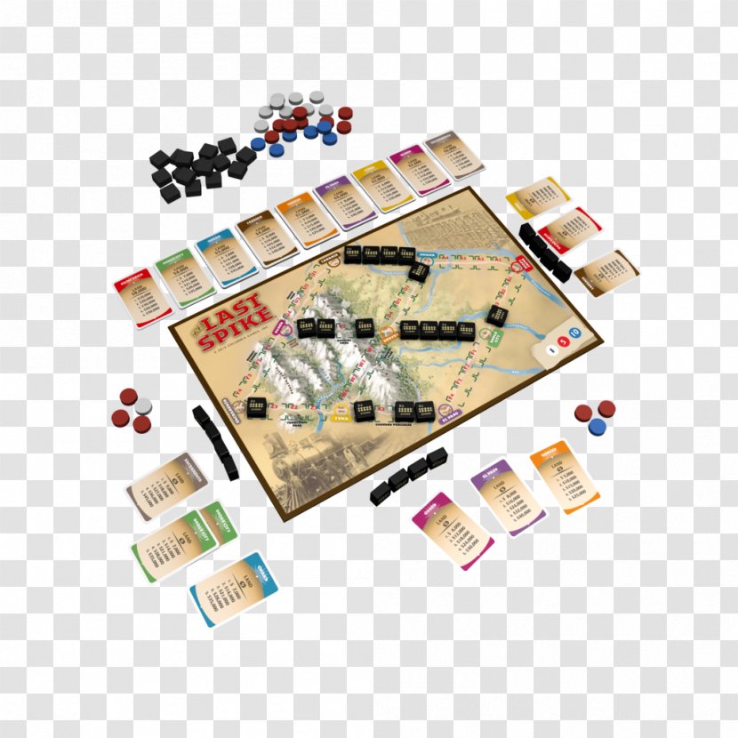 Columbia Games Game Market Last Spike Acquire - Tabletop - Vassal Engine Transparent PNG