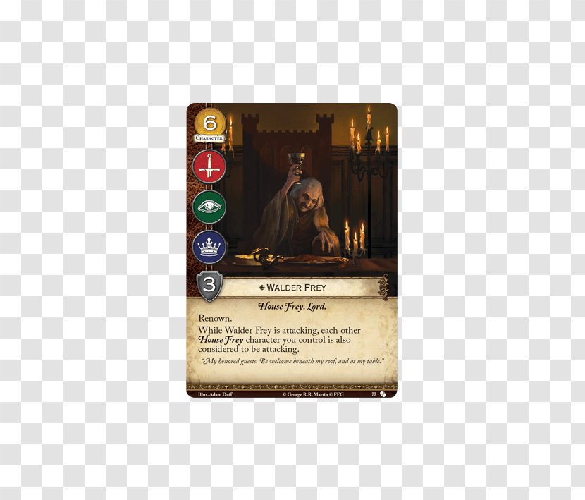 A Game Of Thrones: Second Edition The Rains Castamere Card - Thrones Transparent PNG