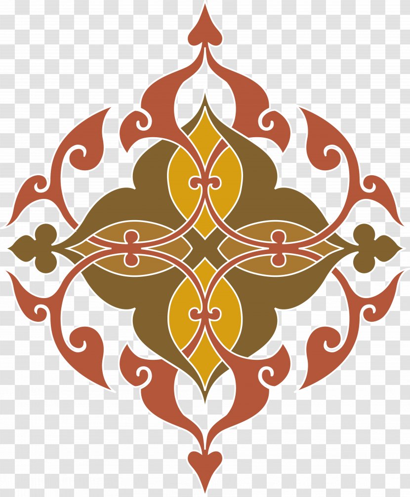 Arabesque Ornament Drawing - Symmetry - Islamic Background Transparent PNG