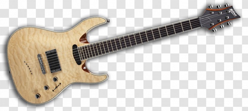 Electric Guitar Bass Cutaway Humbucker - Electronic Musical Instrument Transparent PNG