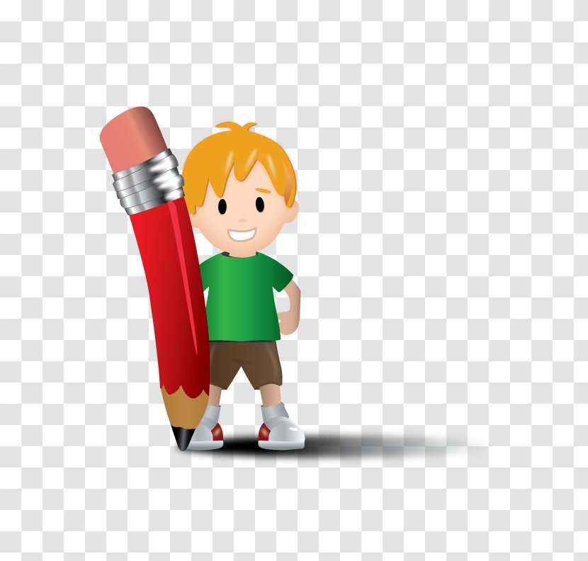 Pencil Clip Art - Finger - Vector Pen And Boys Transparent PNG