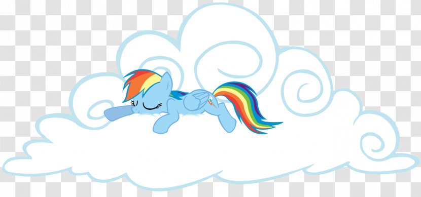 Rainbow Dash My Little Pony Rarity - You Lie On The Table Sleeping Transparent PNG