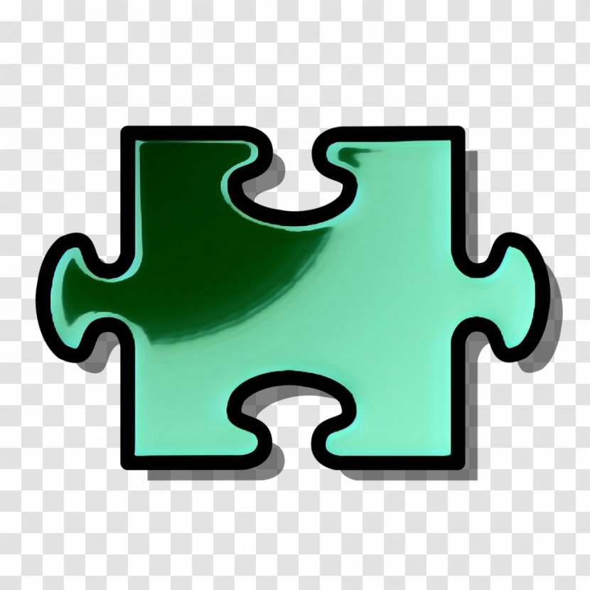 Green Clip Art Jigsaw Puzzle Symbol Material Property - Pop - Logo Transparent PNG