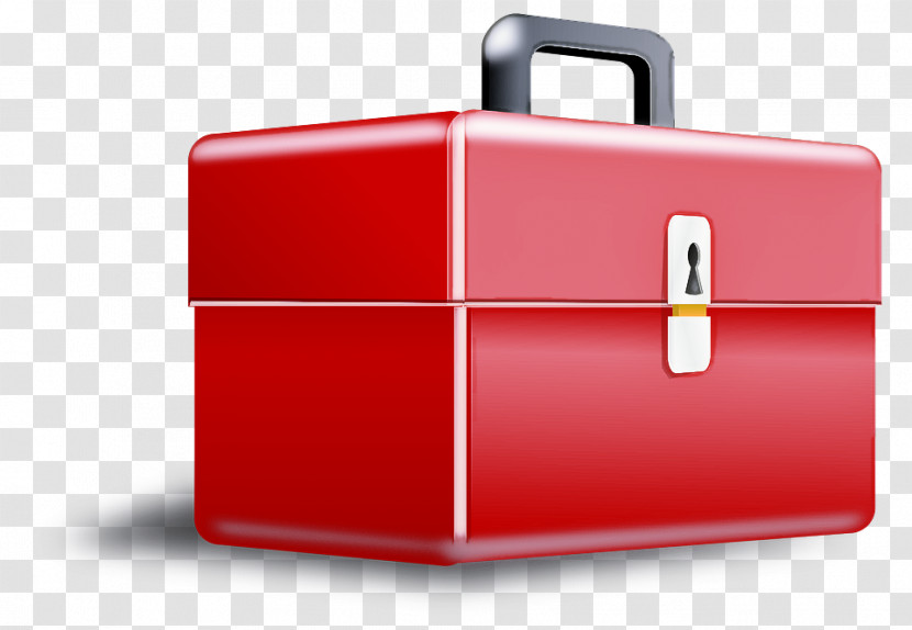 Red Bag Material Property Briefcase Baggage Transparent PNG