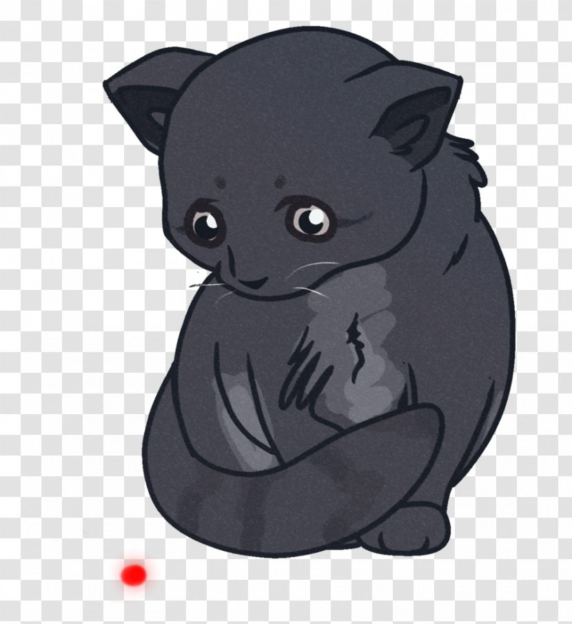 Black Cat Kitten Whiskers Carnivora - Dog - Totoro Transparent PNG