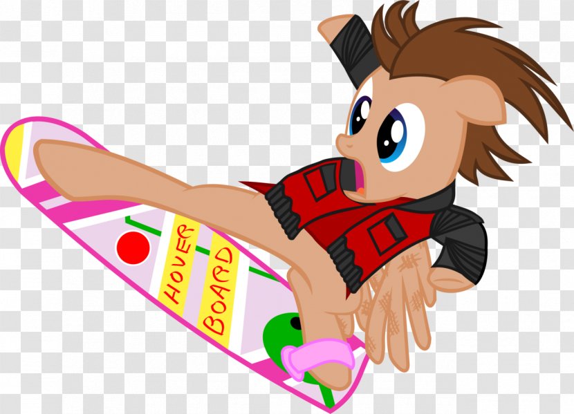 Marty McFly Pony Lorraine Baines Back To The Future - Heart - Skateboard Clipart Transparent PNG