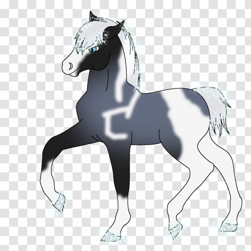 Pony Mustang Stallion Foal Colt - Silver Guardian Transparent PNG
