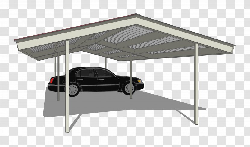 Carport Canopy Roof House Garage - Metal Transparent PNG