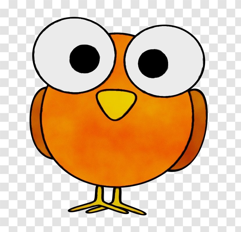 Orange - Bird - Beak Yellow Transparent PNG