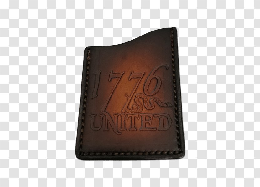 Wallet Leather Brand - Brown Stripes Transparent PNG