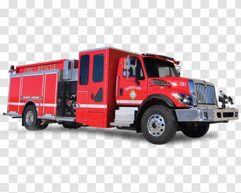 Fire Engine Model Car Department Commercial Vehicle - Trailer Transparent PNG