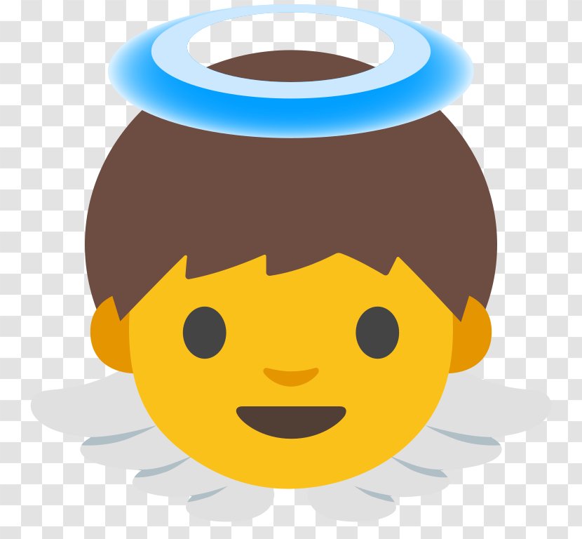 Emoji Google Android Nougat Oreo - World Day - Angel Baby Transparent PNG