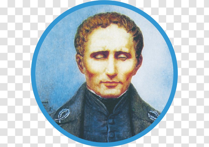 Louis Braille Coupvray Vision Loss Inventor - Self Portrait Transparent PNG
