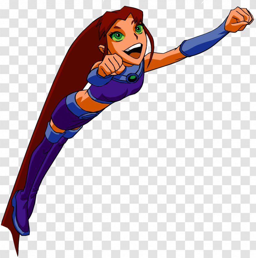 Starfire Raven Teen Titans Tamaran Superhero - Robin Transparent PNG