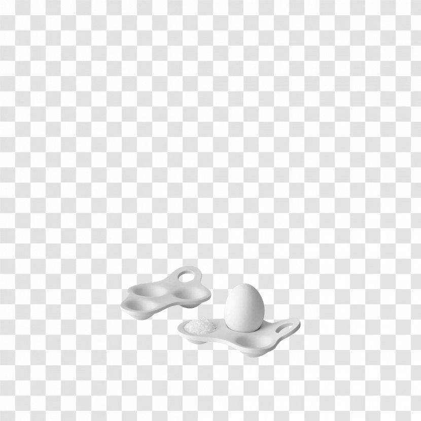 White Egg Cups Shoe - Design Transparent PNG