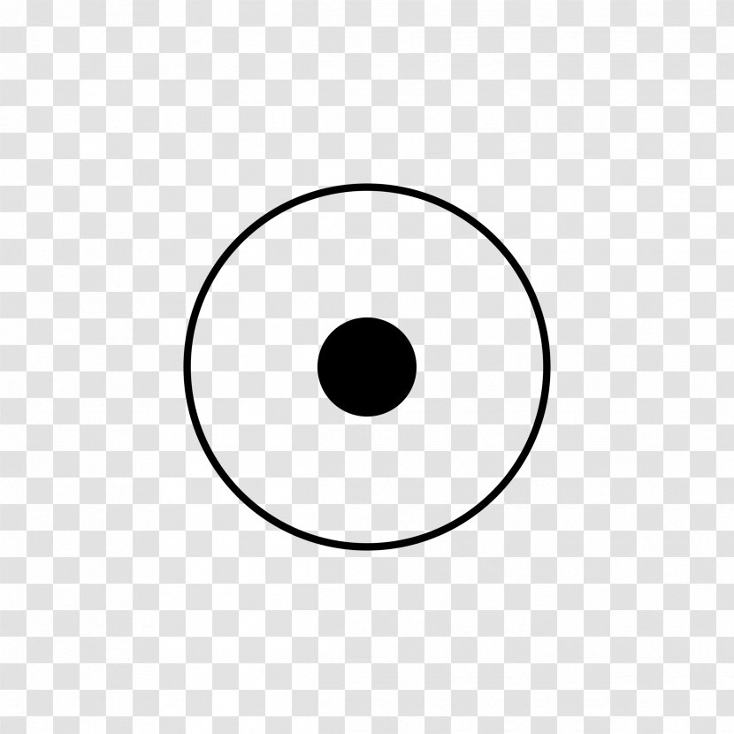 Circle Point Eye - Smile - Hand Drawn Ring Transparent PNG