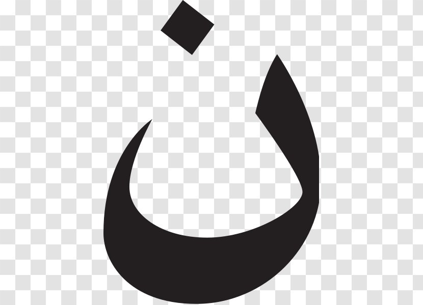 August 2017 Lunar Eclipse Nun Letter Arabic Alphabet - Symbol Transparent PNG