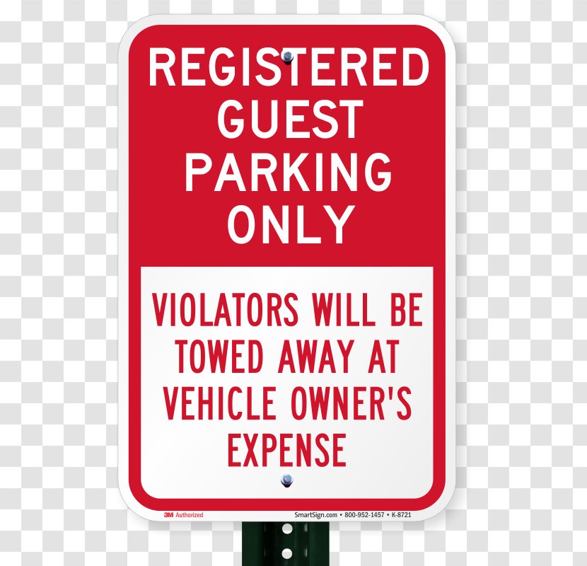 Signage Violators Towed Sign Brand Parking Towing - Banner - Town Lot Signs Transparent PNG