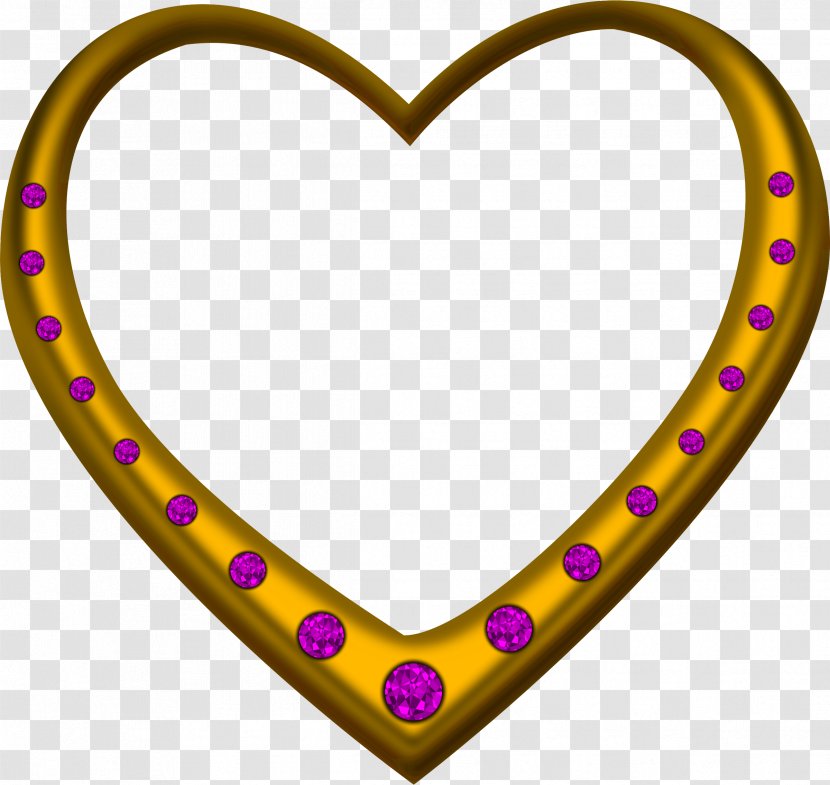 Clip Art - Heart - Amethyst Clipart Transparent PNG