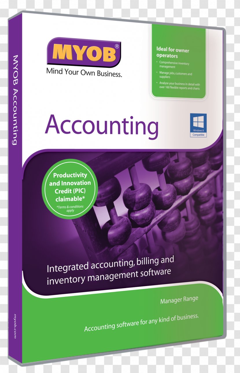 Learning M. Y. O. B. Accounting MYOB Software Computer - Doubleentry Bookkeeping System Transparent PNG