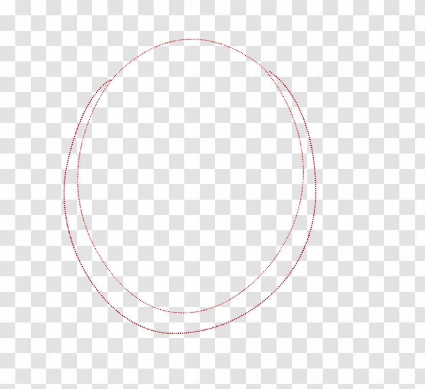 Circle Pattern - Pink - Necklace Transparent PNG